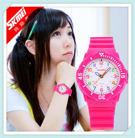ATM Water Resistant Plastic Quartz Watch Dengan Jepang Gerakan / Battery