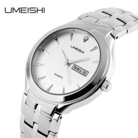 5 ATM Waterproof Stainless Steel Quartz Perhiasan Gerakan Baterai Jepang