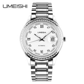 43mm Case Stainless Steel Quartz Watch, 50M Waterproof keras Kacamata Wrist Watch