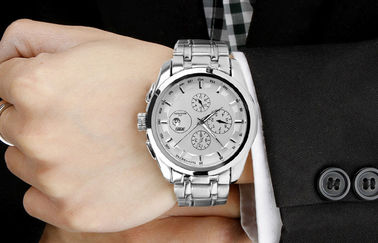 Mens Stainless Steel Quartz Perhiasan