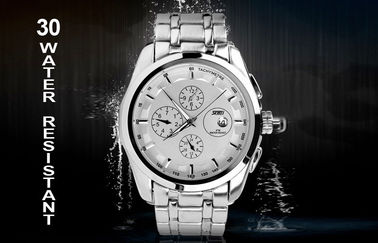 Mens Stainless Steel Quartz Perhiasan