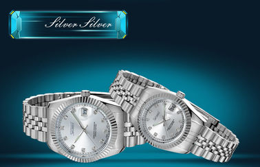 Pasangan terpanas Vogue Emas Stainless Steel Quartz Watches Movts Jepang Dengan Hadiah Terbaik Packing