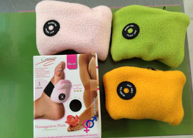 karang listrik farbic Arm dan kaki pijat Mini bergetar foot massager