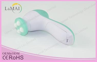 Mini Listrik Brush Facial untuk Deep Cleansing, Pink / Merah / Hijau 4 Dalam 1 Kecantikan Cleaner