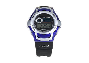 Anak-anak bergaya Scrolling Digital Sport Wrist Watch LCD Waktu Tampilan ABS Case