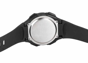 Hitam PU Waterproof Sport Perhiasan Untuk Man, toilet pria Chronograph Perhiasan