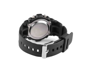 China Gerakan Tahan Air Sport Watch Dengan PU Strap / Stainless Steel Kembali Kasus