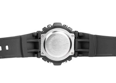 China Gerakan Tahan Air Sport Watch Dengan PU Strap / Stainless Steel Kembali Kasus