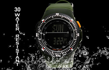 LCD Display Multifungsi Sport Perhiasan Manusia Modern Mountaineering Watches