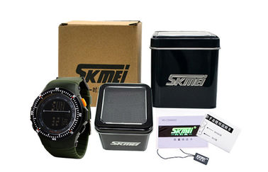 LCD Display Multifungsi Sport Perhiasan Manusia Modern Mountaineering Watches