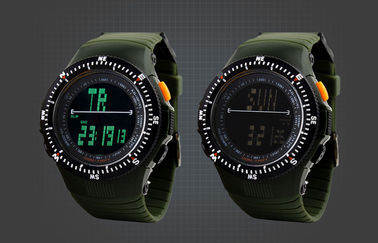 LCD Display Multifungsi Sport Perhiasan Manusia Modern Mountaineering Watches