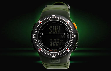 LCD Display Multifungsi Sport Perhiasan Manusia Modern Mountaineering Watches