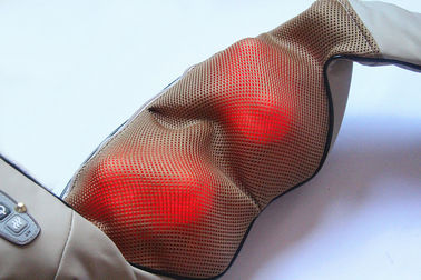 Shiatsu Leher Bahu Massager PU Dengan Keanding Dan Pemanasan Fungsi