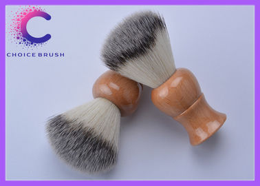 mencukur sintetis brushes kayu gagang cukur sikat cukur untuk perawatan pria