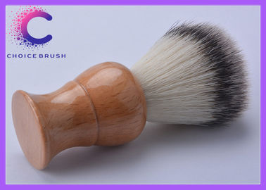 mencukur sintetis brushes kayu gagang cukur sikat cukur untuk perawatan pria