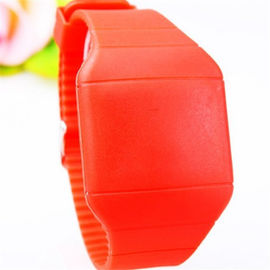 Kustom Mens Olahraga Silicone Touch Screen LED Perhiasan Colorful Ringan
