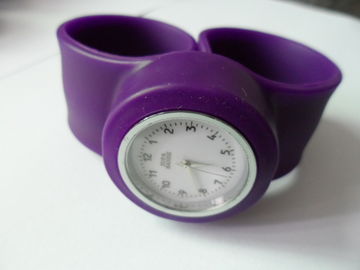 Eco-friendly Digital Silicone Band Perhiasan Purple Mewah Untuk Anak