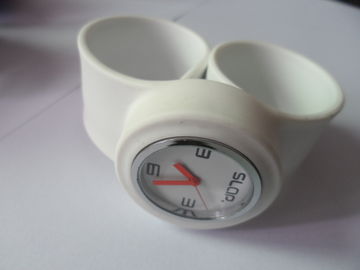 Putih Silicone Wristband Perhiasan Jepang Chips Untuk Keluarga Anak