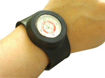 Anak-anak Silicone Slap Jam / Silicone Olahraga Menonton dengan Logo Percetakan