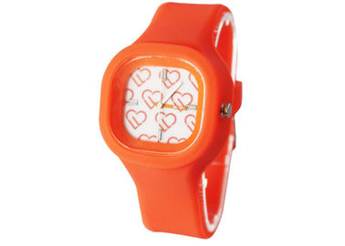 Removeable Jelly Silicone Wristband Watch dengan Stainless Steel Kembali