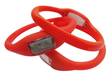 Silicone Mix Led Digital Wrist Watch Sport Customize dengan Logo, Gelang Band