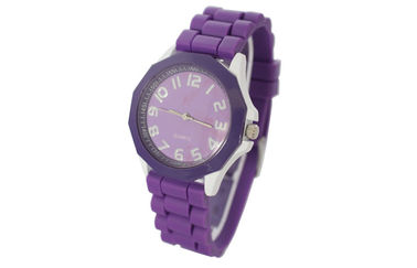 3 ATM Silicone Strap Quartz Movement Watch, Daya Baterai Wrist Watch