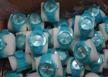 3 ATM Water Resistant Gelang Silicone Jepang Movt Perhiasan / Silicone Wristband Jam