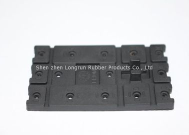 Hitam Molding Silicone Bagian Silicone Keyboard / Pad Key untuk Produk Elektronik