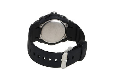 Hitam 30 M Waterproof LED Sport Digital Jam tangan Stainless Steel Kembali Kasus