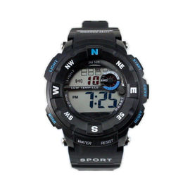 Chronograph Wanita Olahraga Multifungsi Digital Watches Jam Alarm Untuk Promosi
