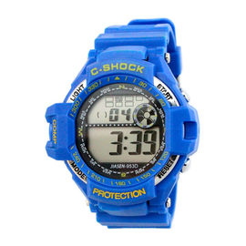 Silicone Waterproof Multifungsi Digital Sports Watches Mens Quartz Wrist Watch
