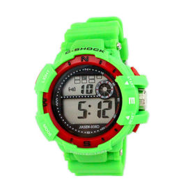 Colorful PVC Band Multifungsi Digital wanita Wrist Watch profesional