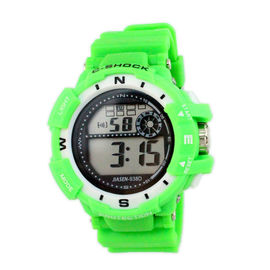 Colorful PVC Band Multifungsi Digital wanita Wrist Watch profesional