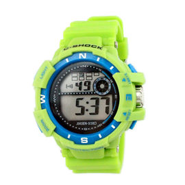 Colorful PVC Band Multifungsi Digital wanita Wrist Watch profesional