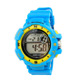 Colorful PVC Band Multifungsi Digital wanita Wrist Watch profesional