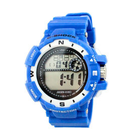 Colorful PVC Band Multifungsi Digital wanita Wrist Watch profesional
