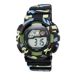 Quartz Multifungsi Digital Watches, Kamuflase Unik Bergaya Unisex Wrist Watch