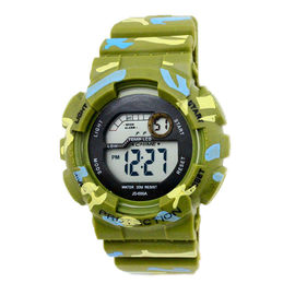 Quartz Multifungsi Digital Watches, Kamuflase Unik Bergaya Unisex Wrist Watch