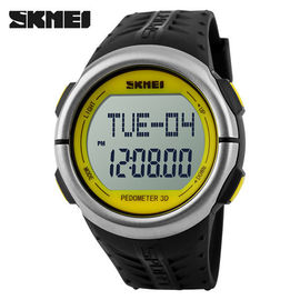 Stainless Steel Kembali Heart Rate Olahraga Perhiasan Waterproof Jepang / China Gerakan