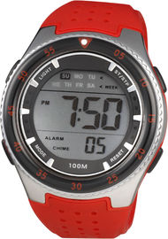 Pria Putaran Sporty toilet pria Digital Watch Dengan 100m Water Resistant Chronograph
