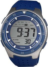Pria Putaran Sporty toilet pria Digital Watch Dengan 100m Water Resistant Chronograph