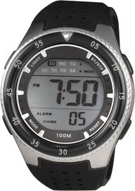 Pria Putaran Sporty toilet pria Digital Watch Dengan 100m Water Resistant Chronograph