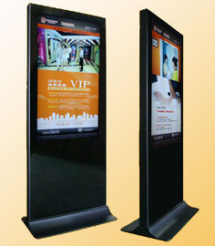 Kustom Layar sentuh Floor Standing Digital Signage 450cd / m2 plug and play